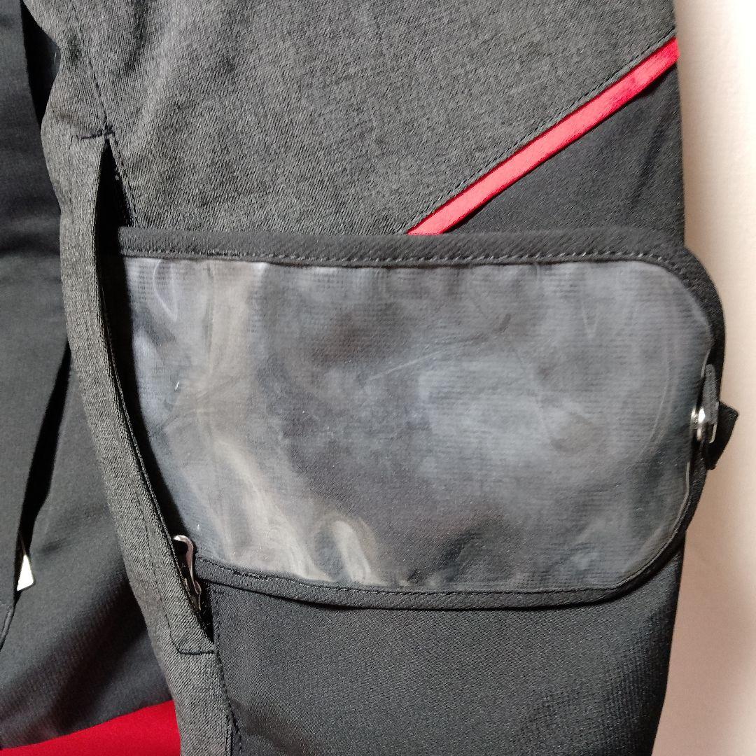 DESCENTE　М　スキーウェア 上下セット 黒/赤