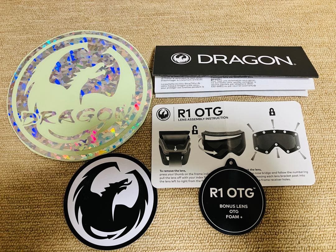 リ*サ様 DRAGON ドラゴンR1 OTG ASIAN FIT ゴーグル 武士