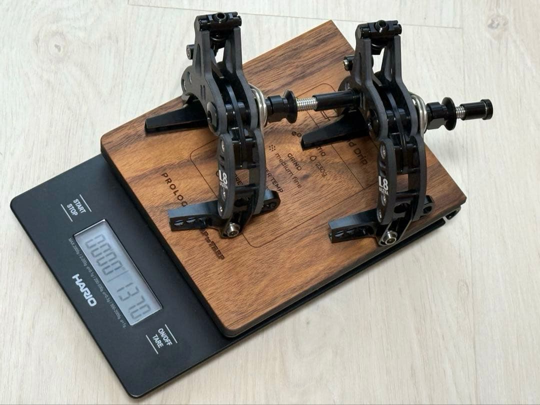 超軽量 カーボン キャリパーブレーキ L8 ULTRA 137g