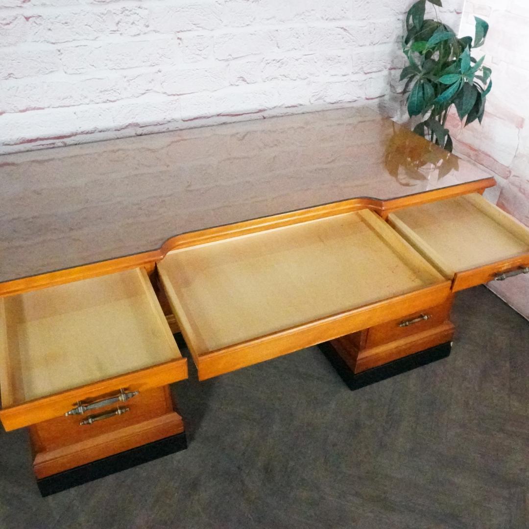 Daniel/横浜ダニエル 両袖机 エグゼクティブデスク役員 アーリーアメリカン