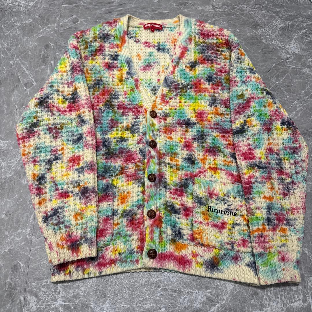 美品 Supreme 21AW Waffle Knit Cardigan - メルカリ