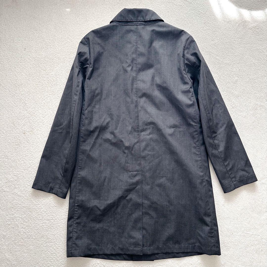 マッキントッシュ　ステンカラーコート　ロングコート　ウール　グレー
