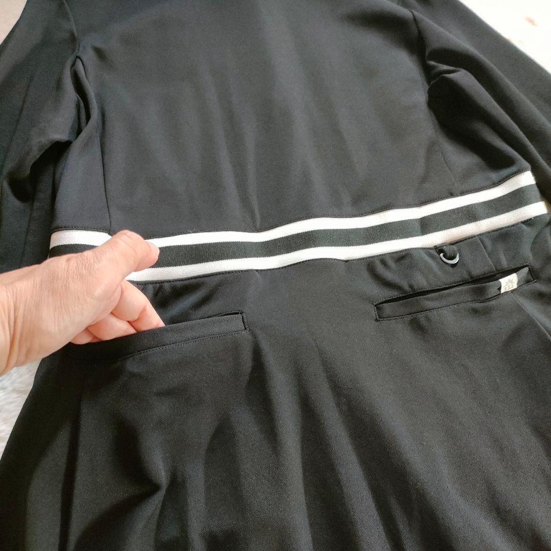 【✨極美品✨】ソルソレイユ◎ラインリブポロワンピース Lサイズ