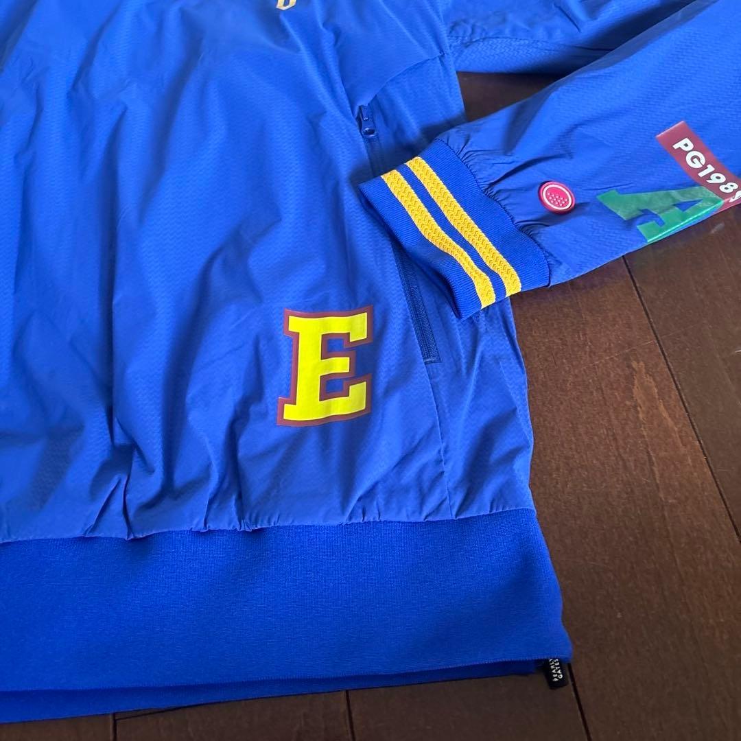 パーリーゲイツ20gナイロンストレッチ✕Nyストレッチ青色ツイン