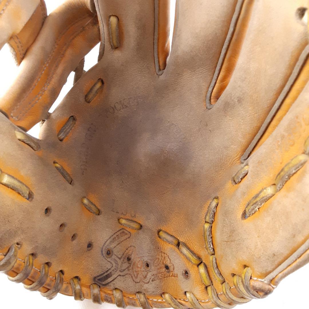 美品◎久保田スラッガー Aggressive 少年硬式内野用グローブ ブラウン