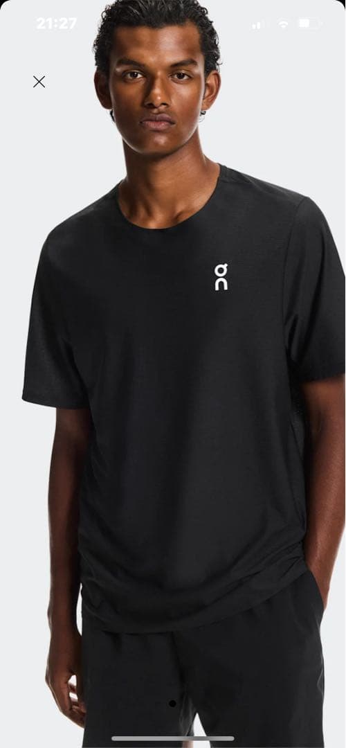 On ブラック ウェア　海外Lサイズ