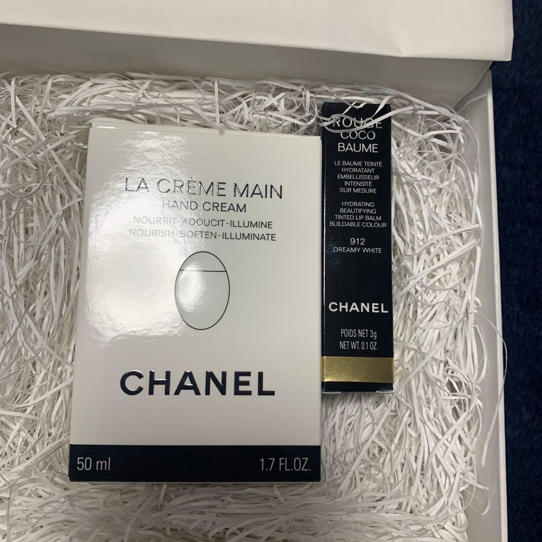 新品未使用　シャネル　ハンドクリーム&リップクリーム　ギフトセット