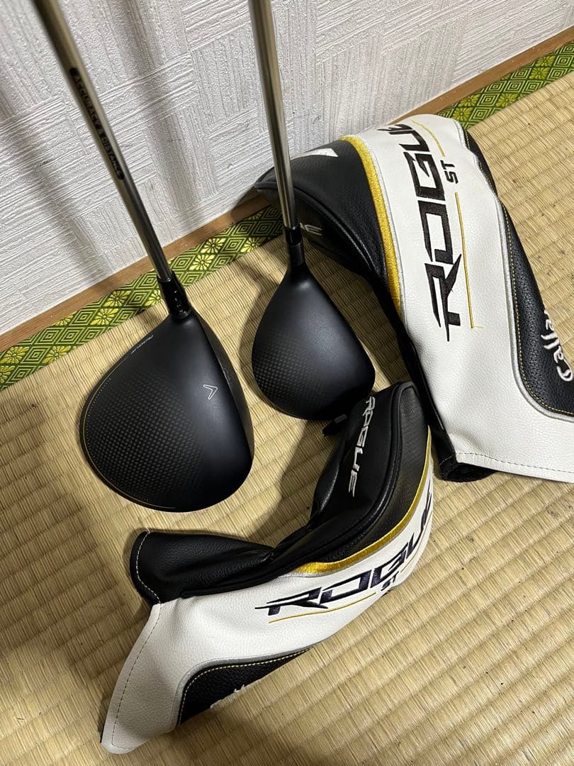 稀少美品！PT-7X装着！Callaway　ROGUE ST　ドライバー＆3W