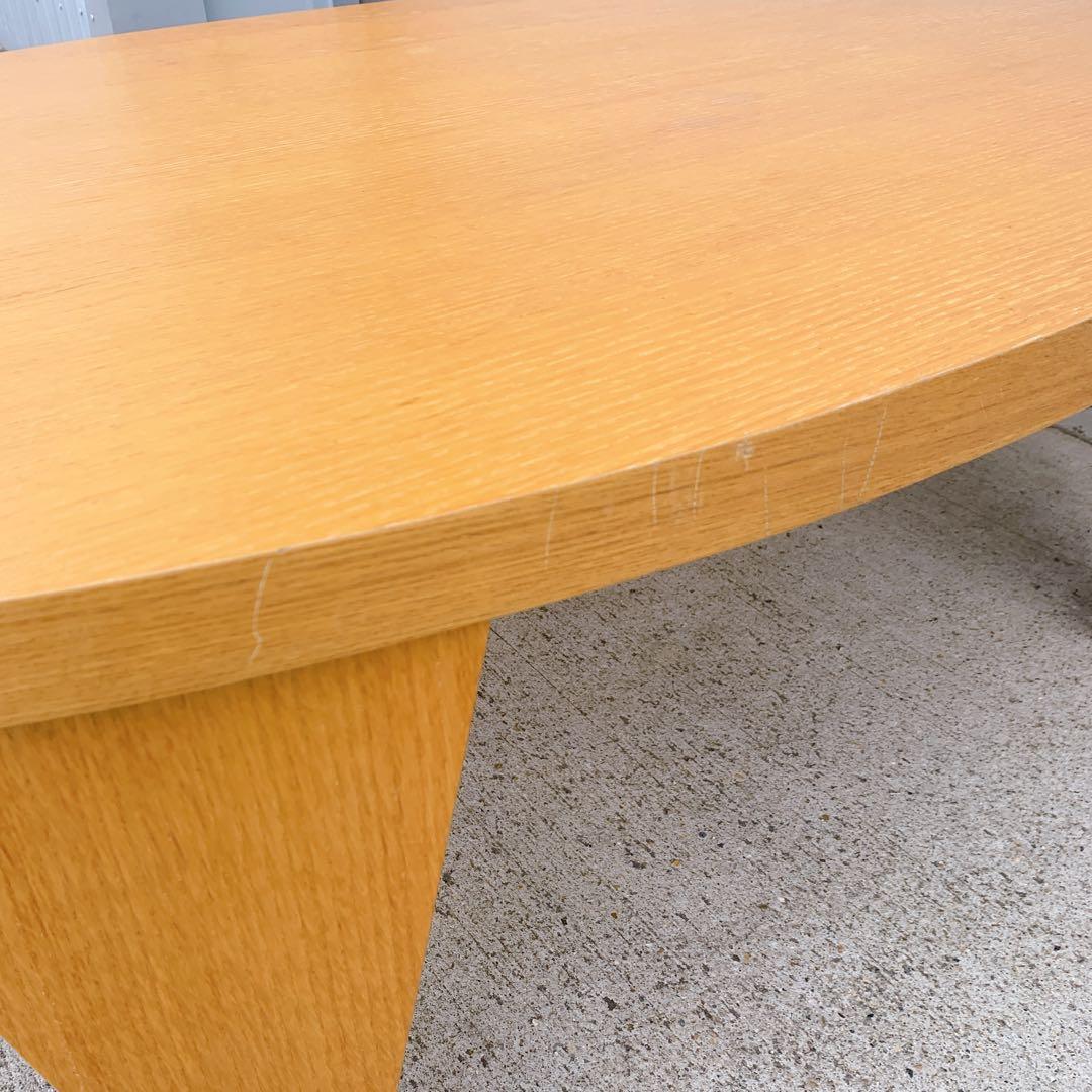 【送料込】清美堂 木製 折り畳み 楕円ちゃぶ台 座卓 センター コーヒーテーブル