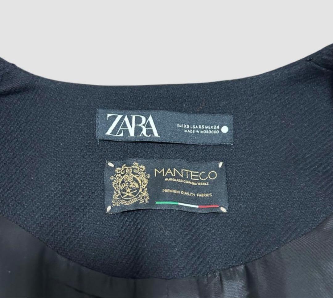 ZARA ポンチョ ケープコート マントコート MANTECO XS