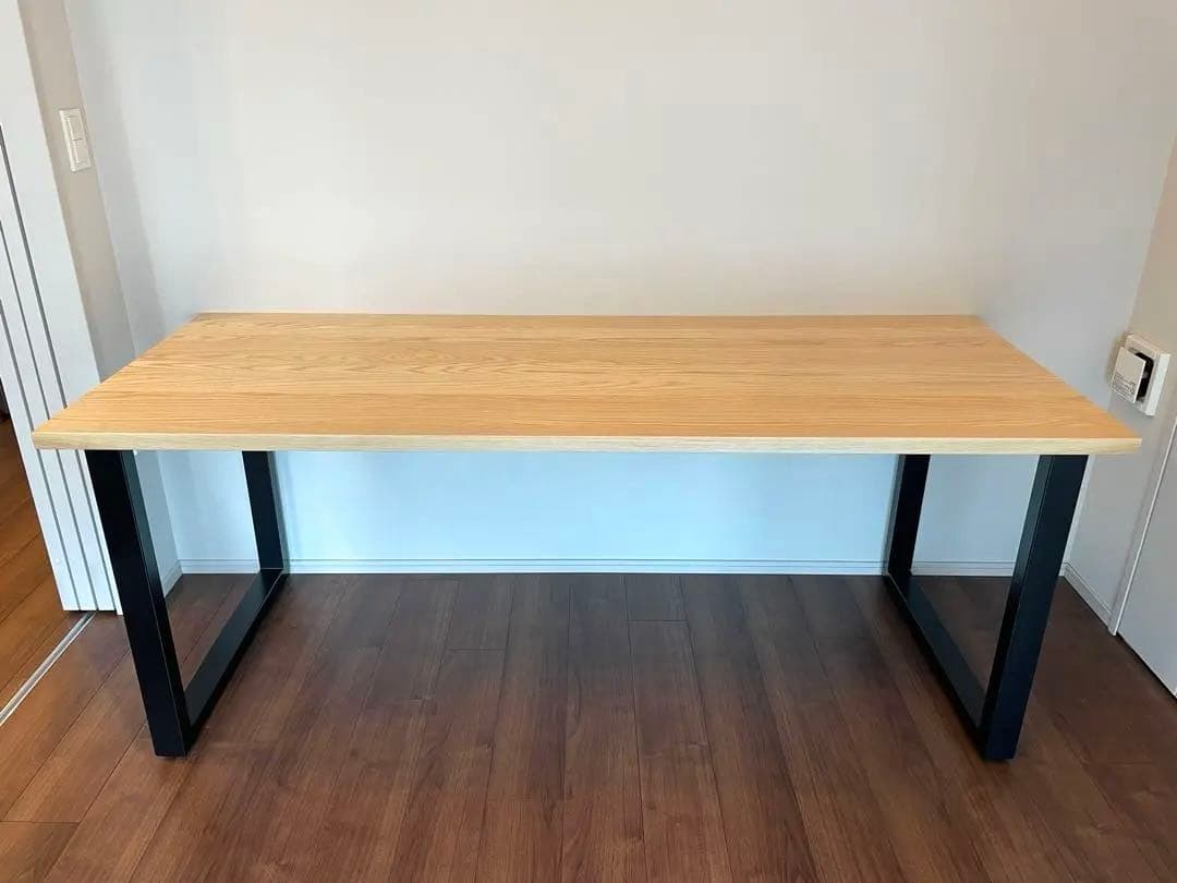 【chom kame】テーブル 無垢 ホワイトアッシュ180cmx70cm