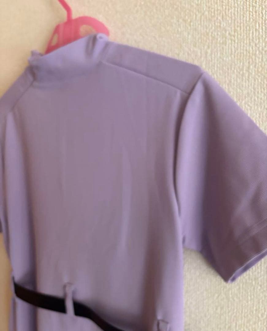 モックネックアジャスタブルワンピース　新品　Mサイズ