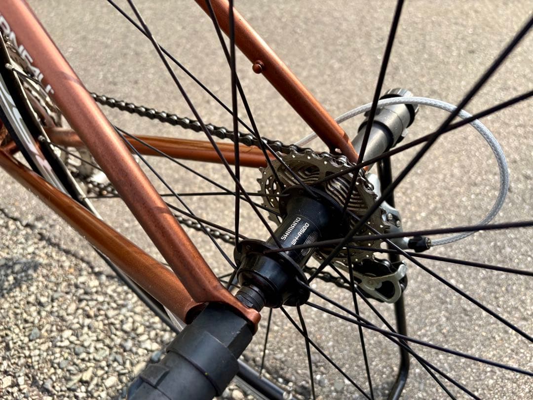 n*i様 定価15万円 ルイガノ軽量クロモリロードTiagra 色々新品 程度良