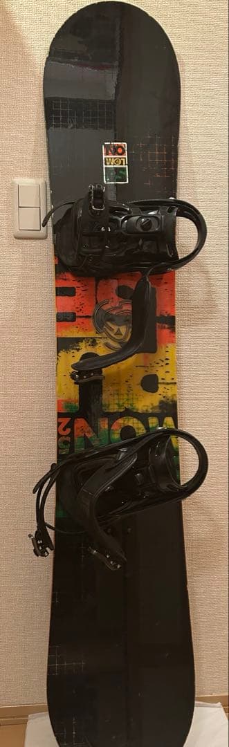 スノーボード＆ビンディングセット152cmK2ボード SALOMONビンディング