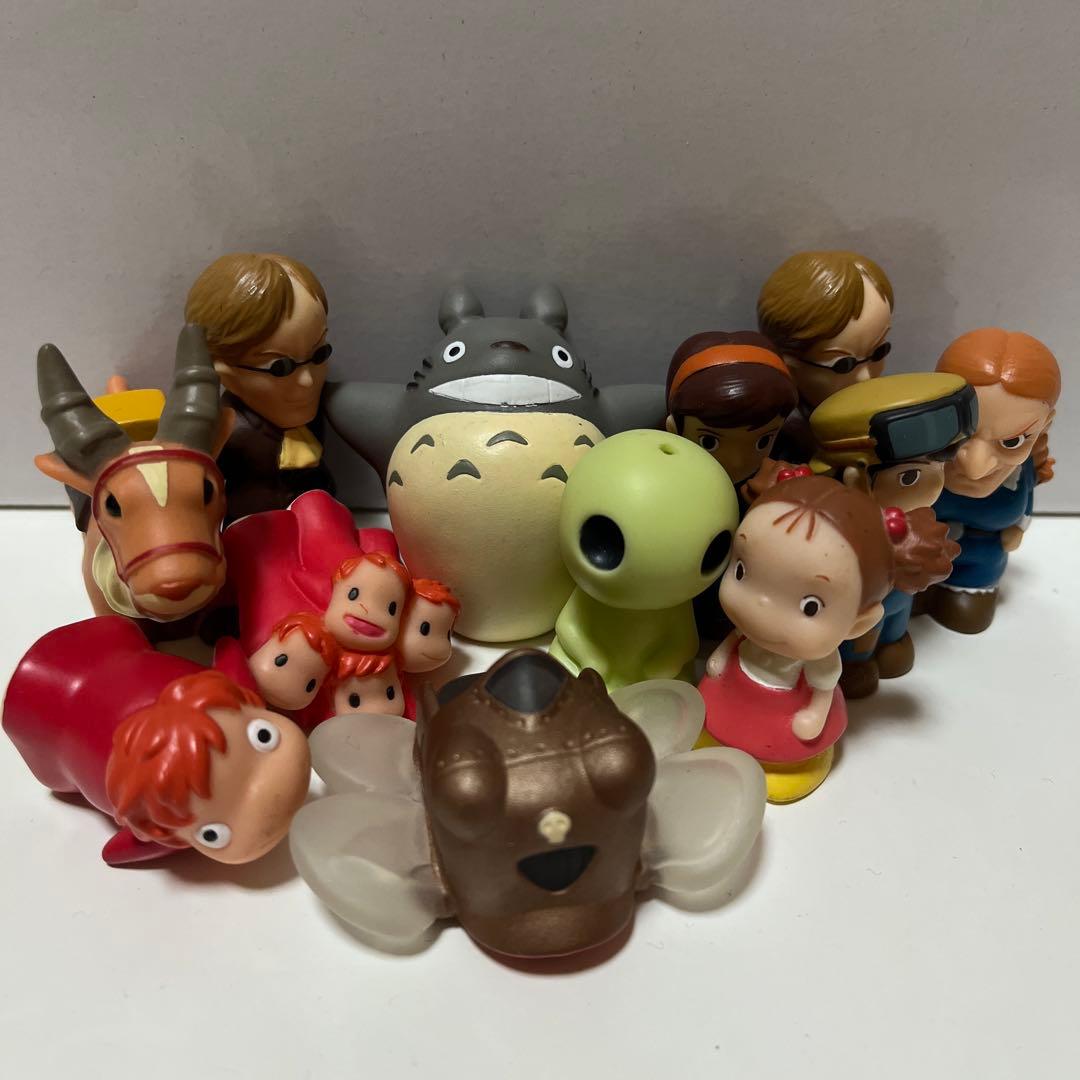 ジブリ指人形 セット トトロ ポニョ など12体 廃盤 - メルカリ