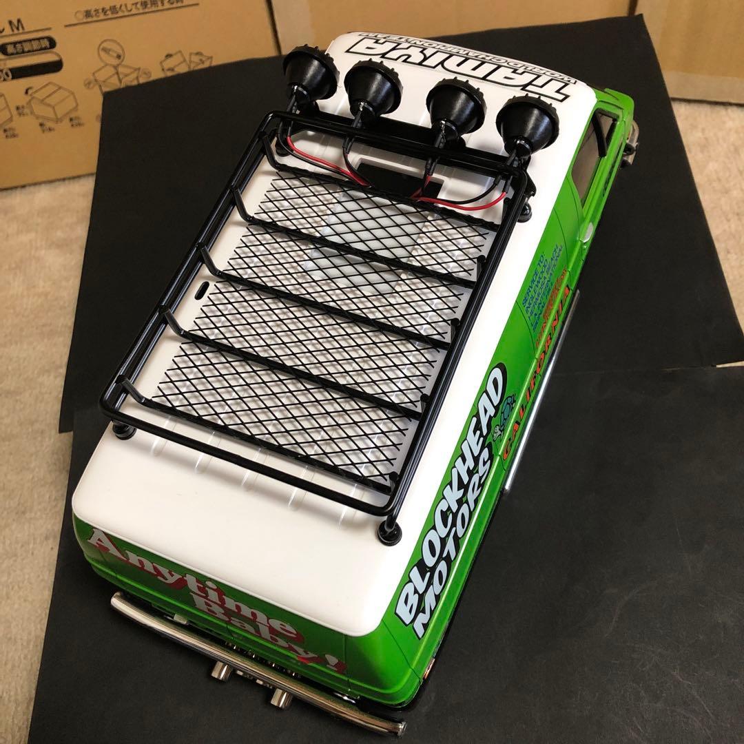 タミヤ RC ランチボックス カスタムボディ 塗装済み完成品、未使用 ボディのみ