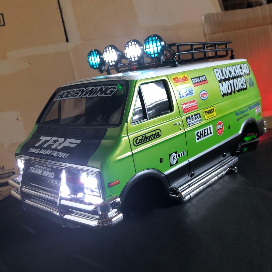 タミヤ RC ランチボックス カスタムボディ 塗装済み完成品、未使用 ボディのみ