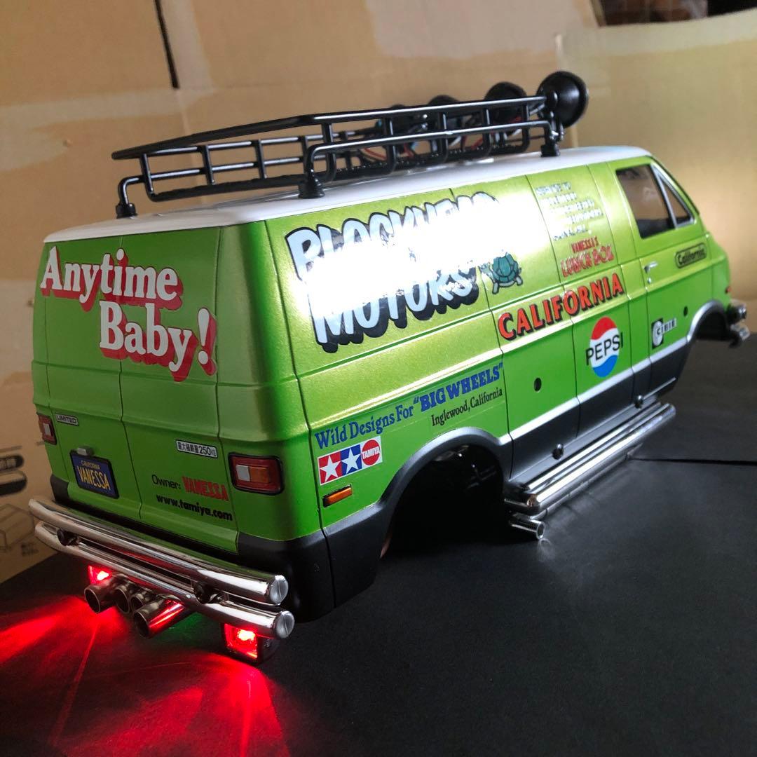 タミヤ RC ランチボックス カスタムボディ 塗装済み完成品、未使用 ボディのみ