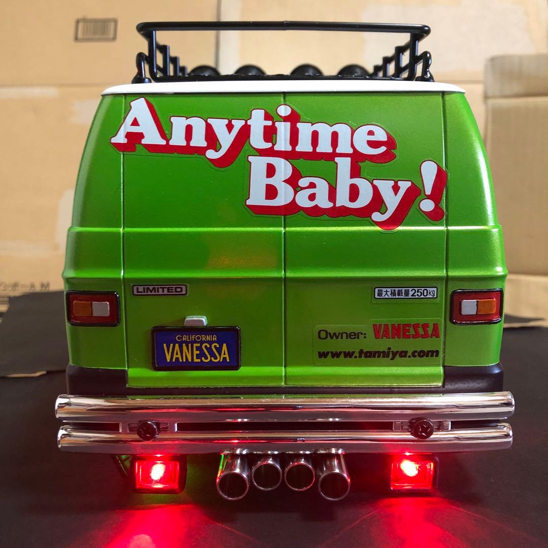 タミヤ RC ランチボックス カスタムボディ 塗装済み完成品、未使用 ボディのみ