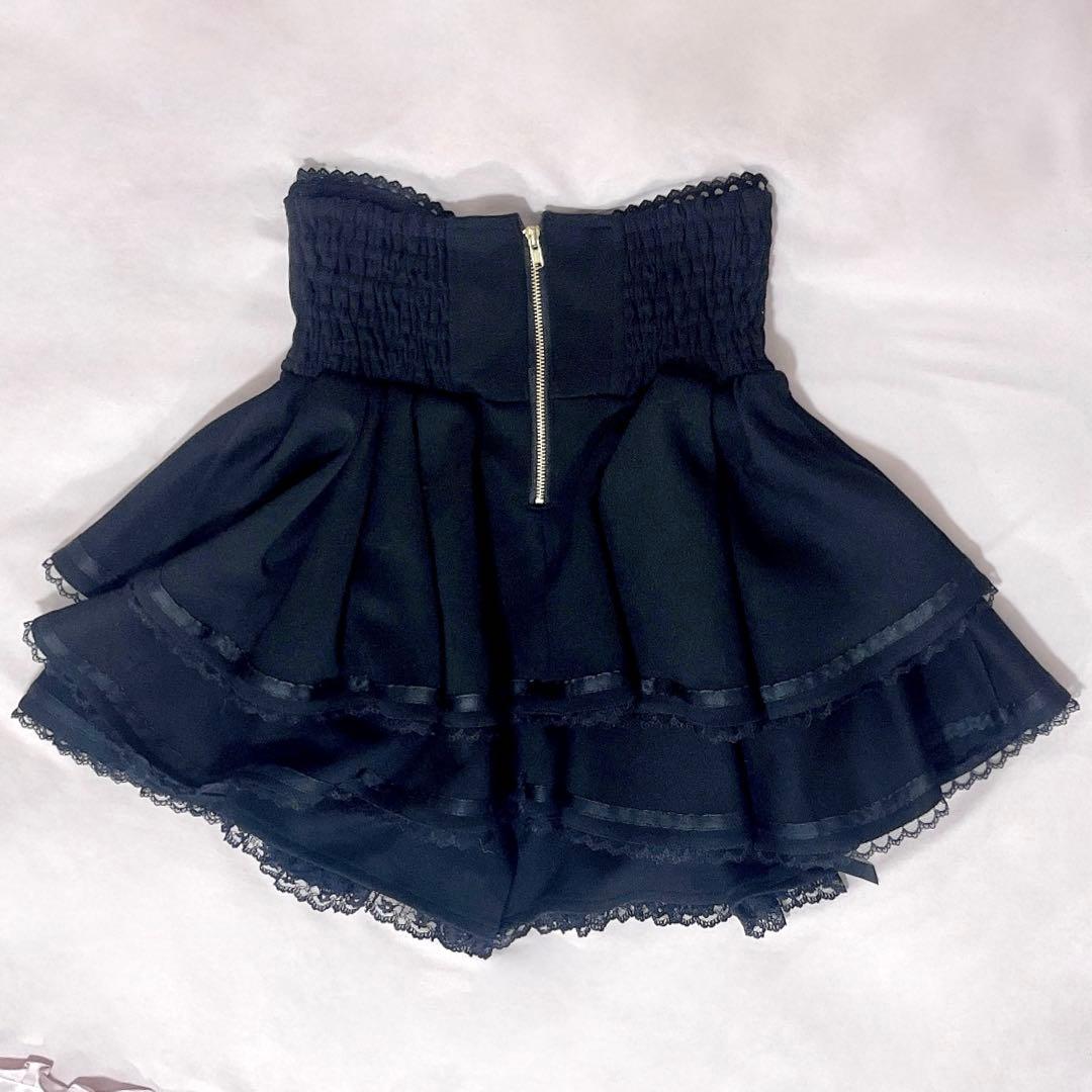 LIZLISA コルセットライクティアードスカパン