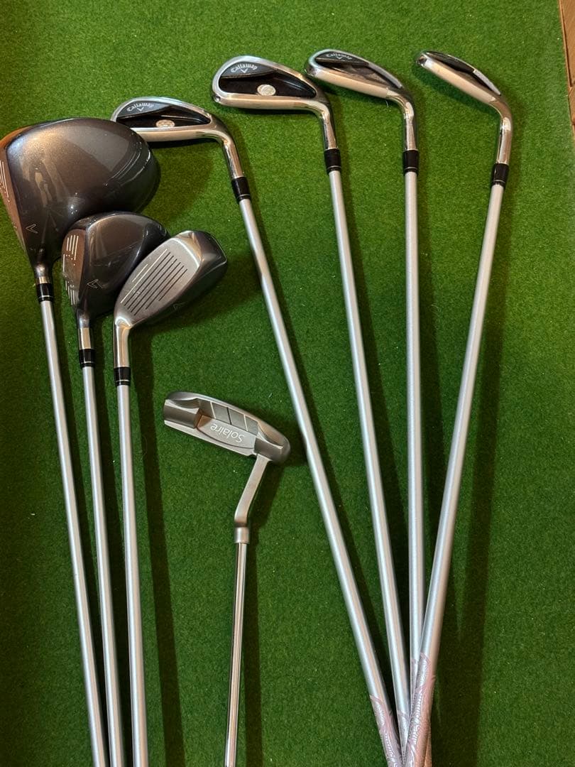 キャロウェイ レディース ゴルフクラブセット ソレイル ソレイユ ピンク 女性