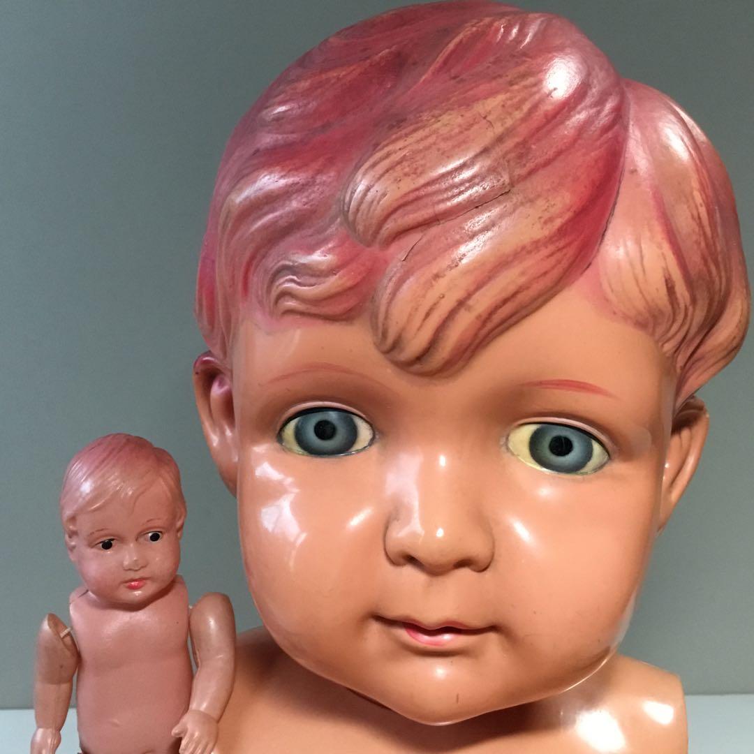 ヴィンテージ ◇大きなセルロイド人形 / 男の子◇アンティーク 昭和