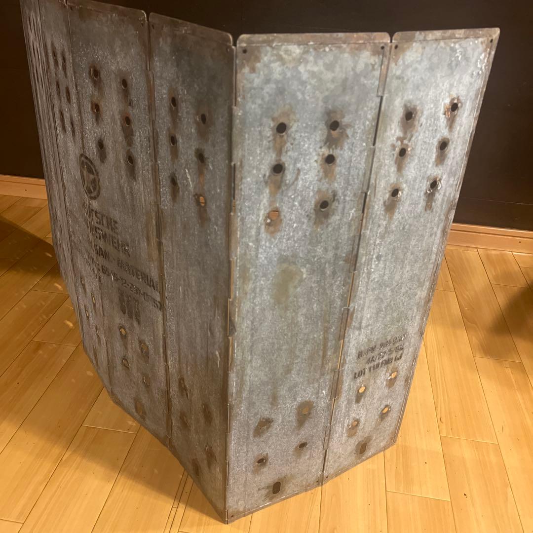 ウインドスクリーン600cm ミリタリー，軍幕，ソロキャンプ　焚き火 未使用品