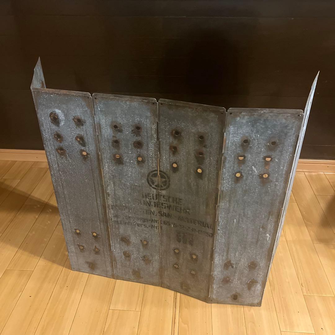 ウインドスクリーン600cm ミリタリー，軍幕，ソロキャンプ　焚き火 未使用品