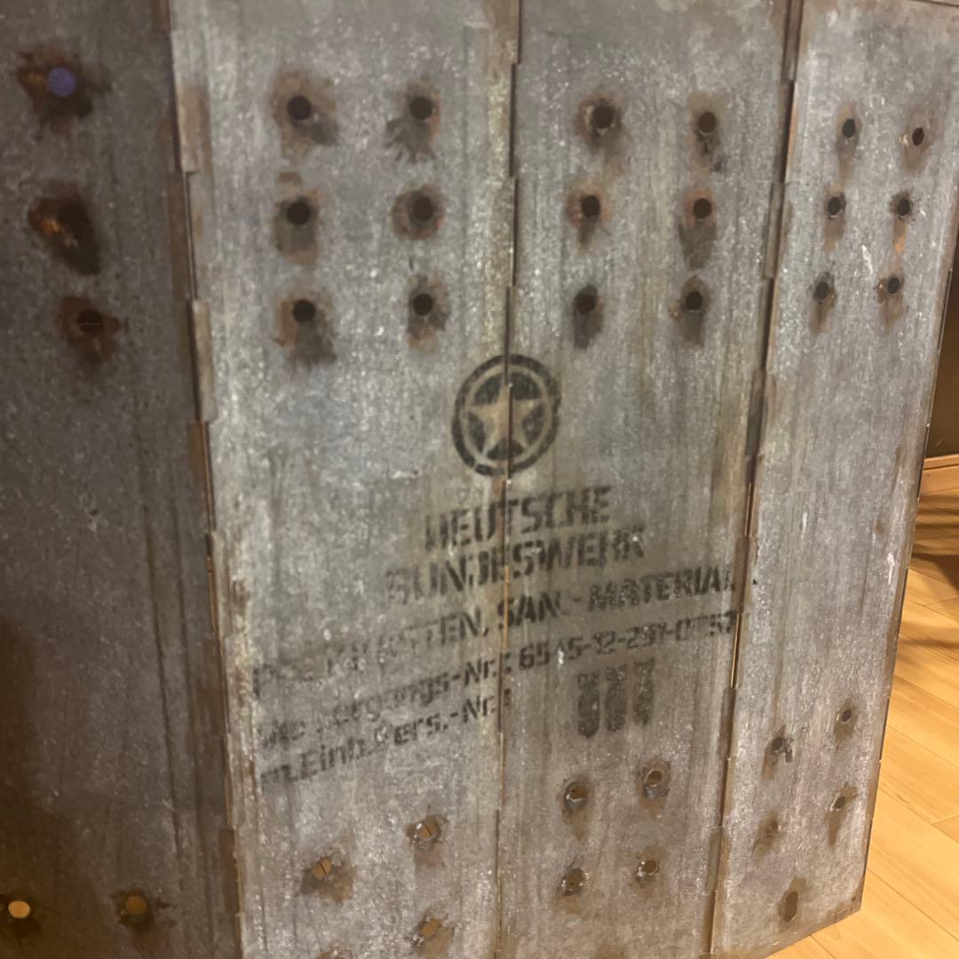 ウインドスクリーン600cm ミリタリー，軍幕，ソロキャンプ　焚き火 未使用品