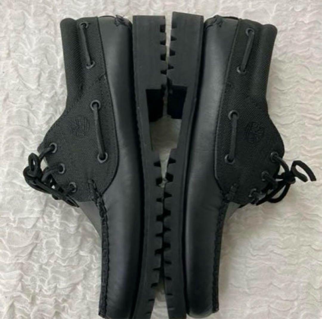 ティンバーランド スリーアイ ボートシューズ ブラック 26cm