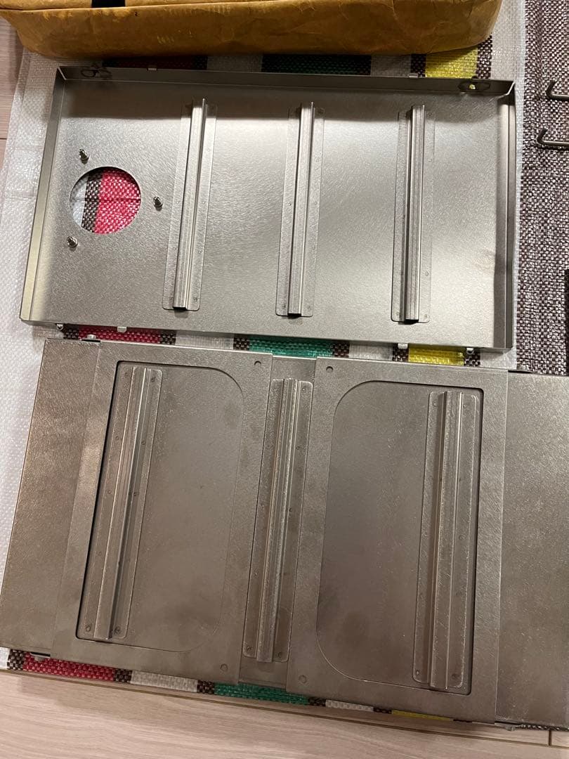 POMOLY 薪ストーブ T1 チタン製 折り畳み式 サイドテーブル付き