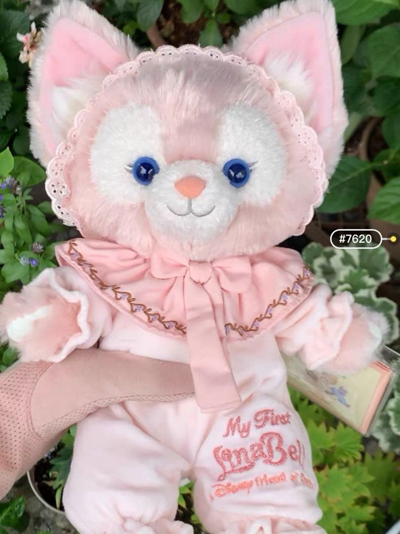 お顔厳選　上海ディズニー　虹　カラフル　リーナベル　ぬいぐるみss0085