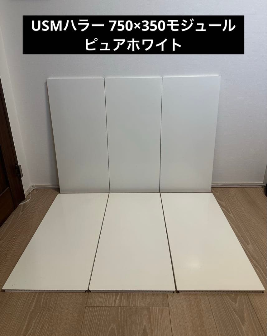 USMハラー 純正パネル 750×350モジュール ピュアホワイト 4枚② USM