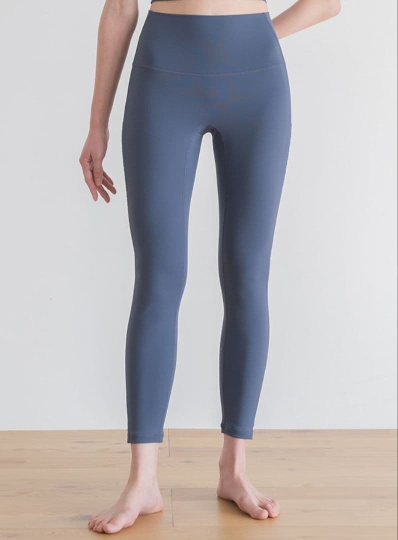 LAVA【SUKALA】ecoジャガードレギンススモークブルーM　おまけ付き