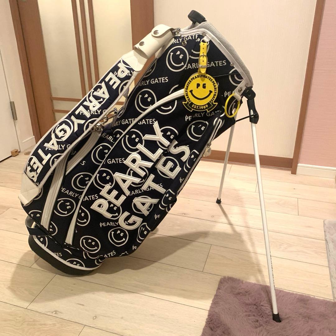 PEARLY GATES スマイリーフェイス スタンドバッグ