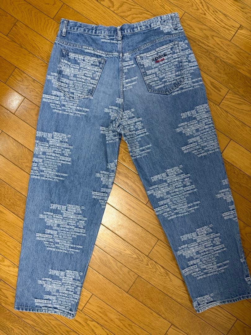 パンツ Supreme Trademark Jacquard Baggy Jean