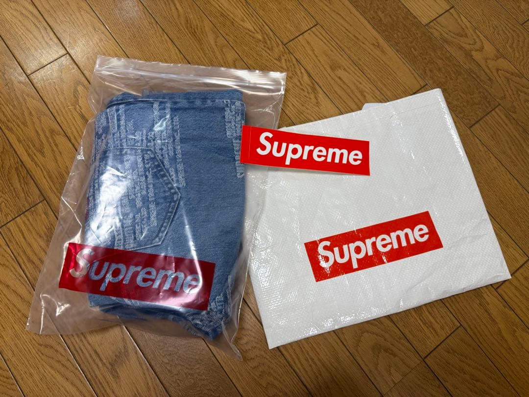 パンツ Supreme Trademark Jacquard Baggy Jean