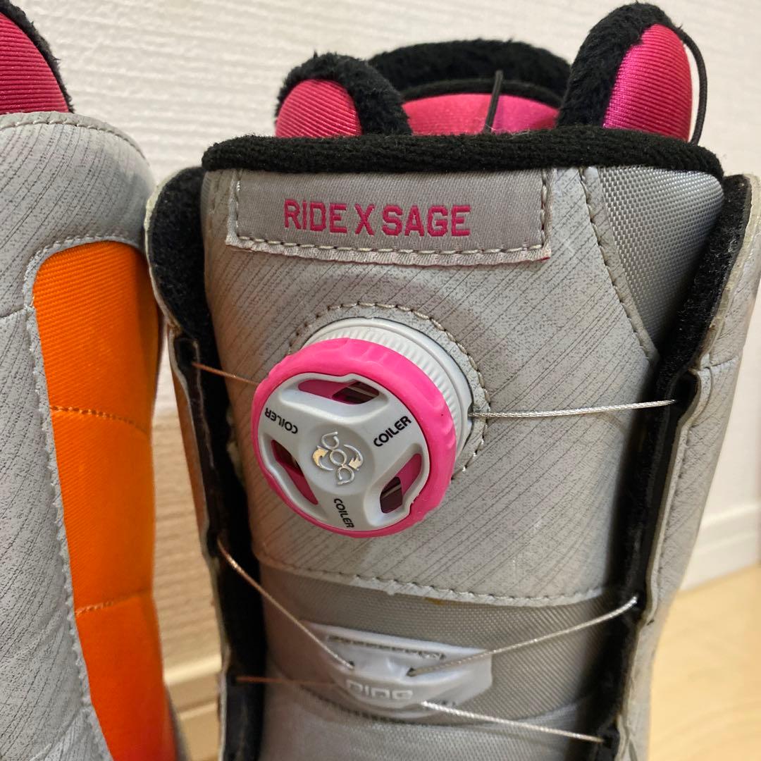 【美品_即日発送_送料無料】RIDE　レディース　SAGE BOA　23.5cm