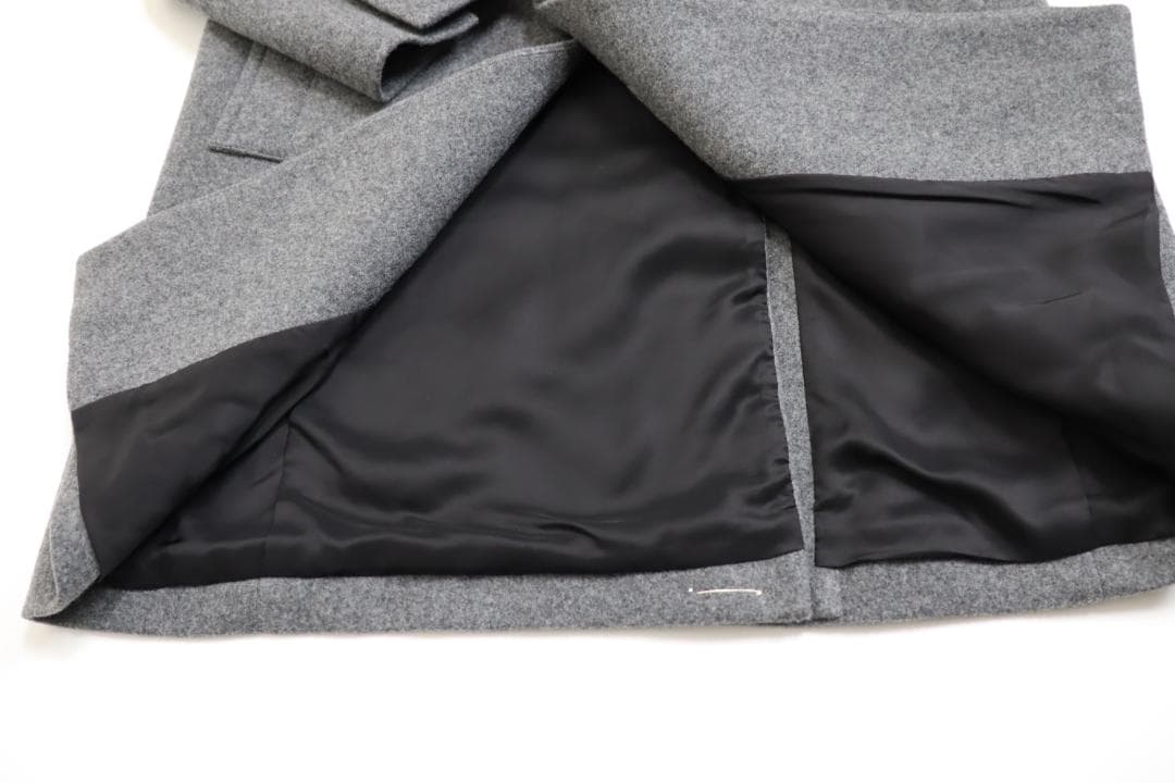 Theory 21AW スタンドカラーコート メンズ グレー