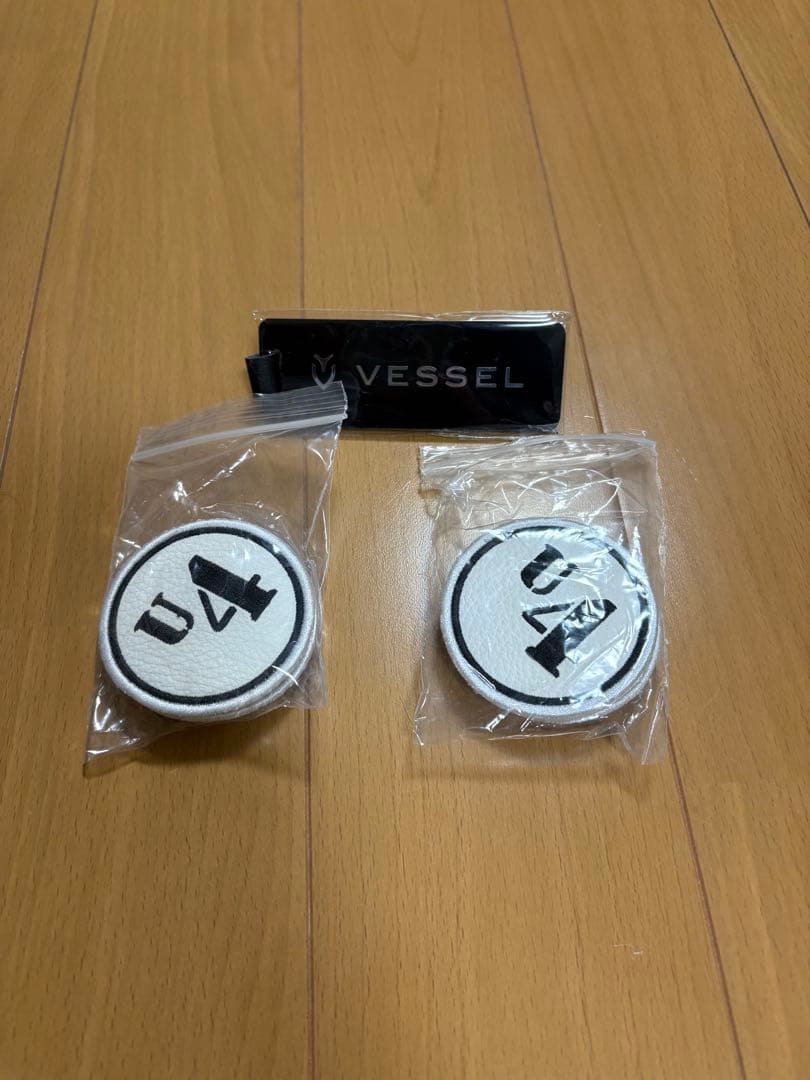 Vessel キャディバッグ オレンジ ブラック