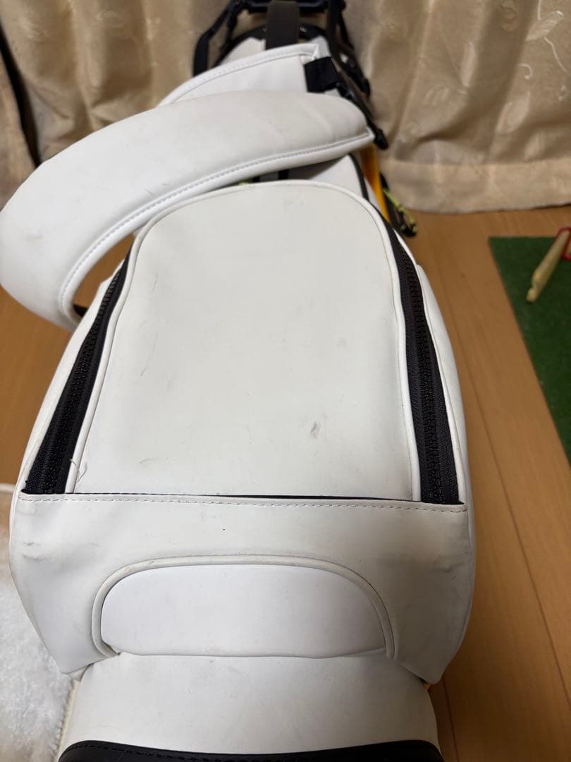 Vessel キャディバッグ オレンジ ブラック