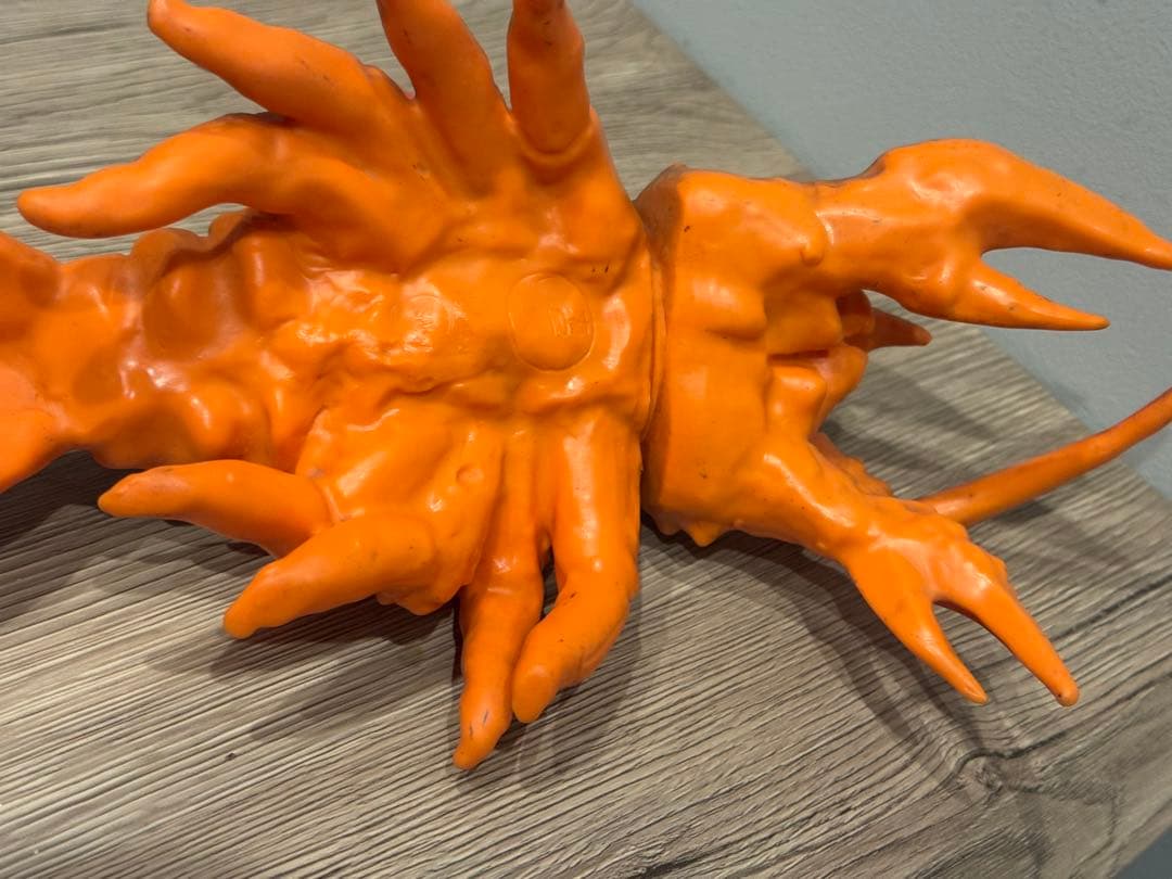 マルサン エビラ2期/鼻筋黒線無/オレンジ成型/ヒゲ前倒塗装【ジャンク】