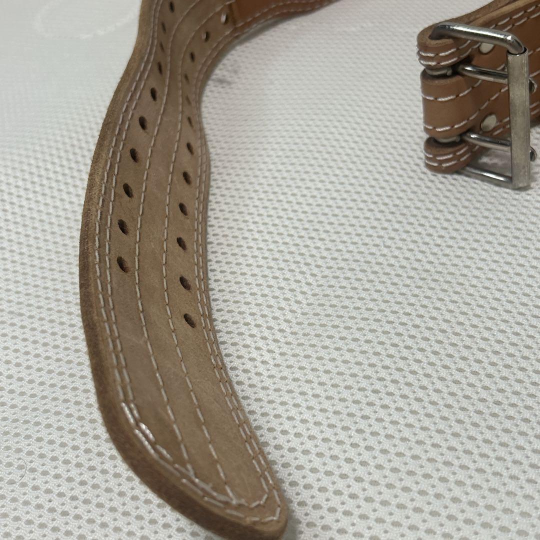 美品　AMERICAN DREAM レザー パワーベルト Sサイズ