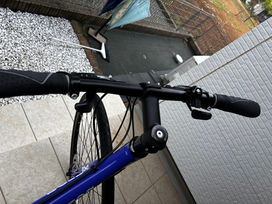 （美品）GIOS ミストラルディスクMISTRAL ジオスブルー　クロスバイク