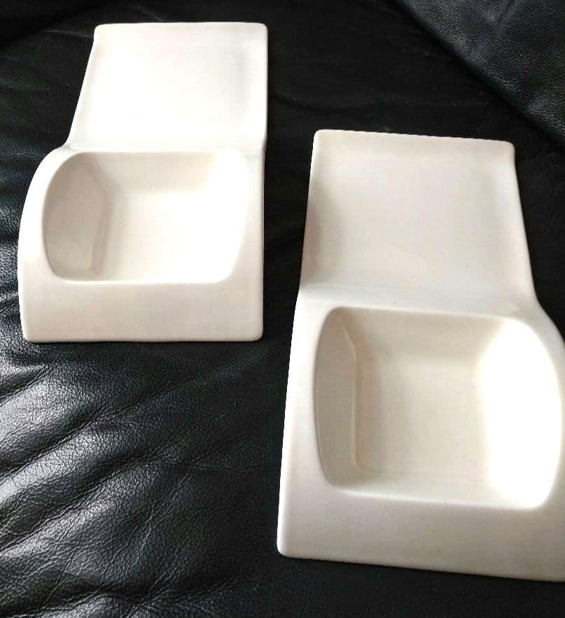 ■ホームパーティーにお薦め♥素敵なディスプレイ♥２ステージウェーブデザイン2長皿