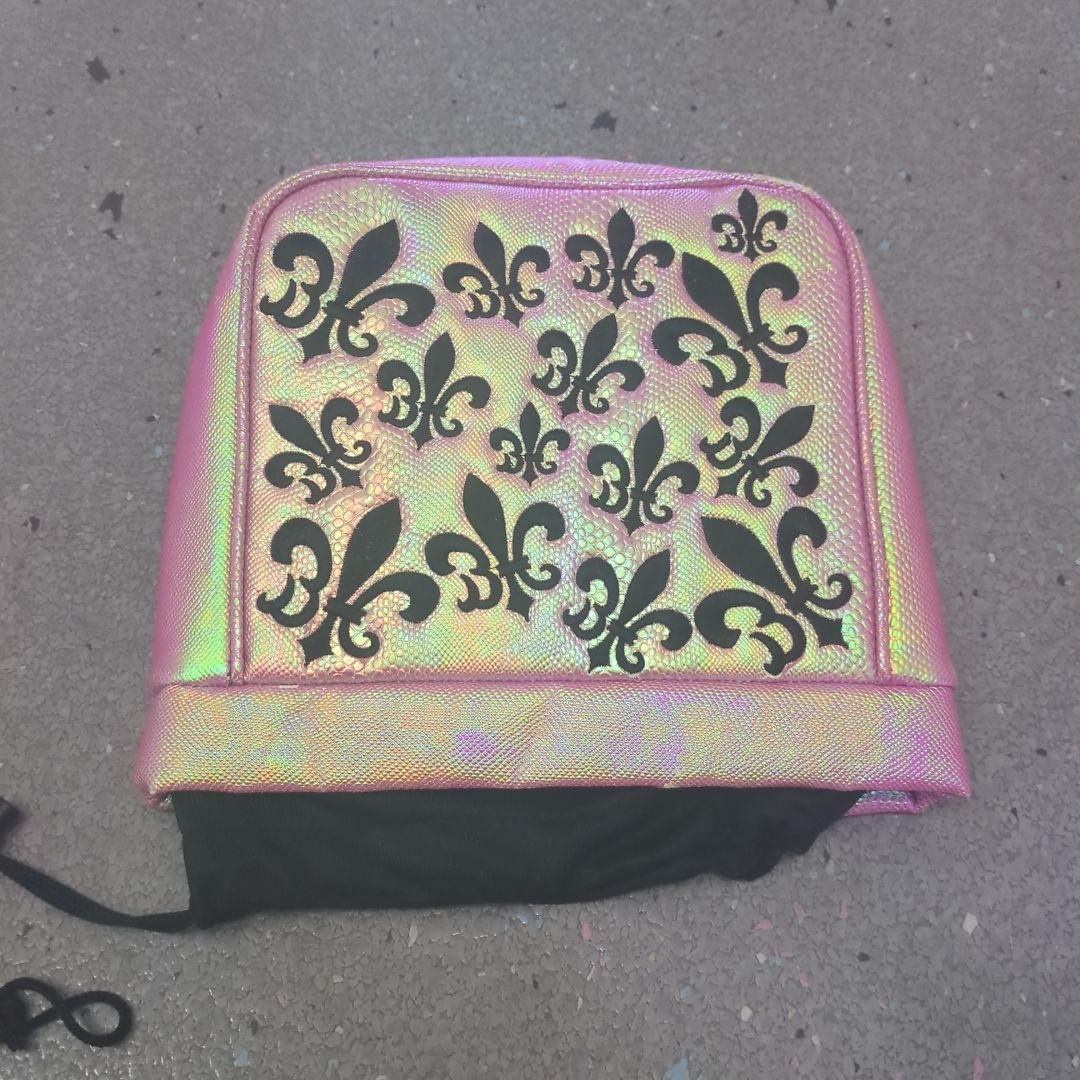 バーディーハント　ピンク スカル クロス ゴルフバッグ