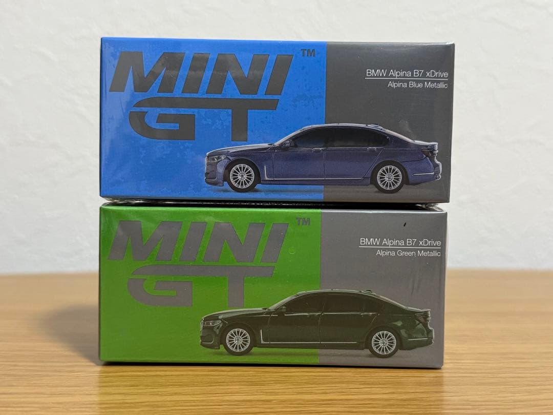 新品未開封 BMW アルピナ B7 xDrive 1/64 MINI GT 2台