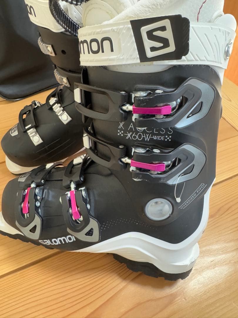 【美品】サロモン　スキーブーツ　２３.５