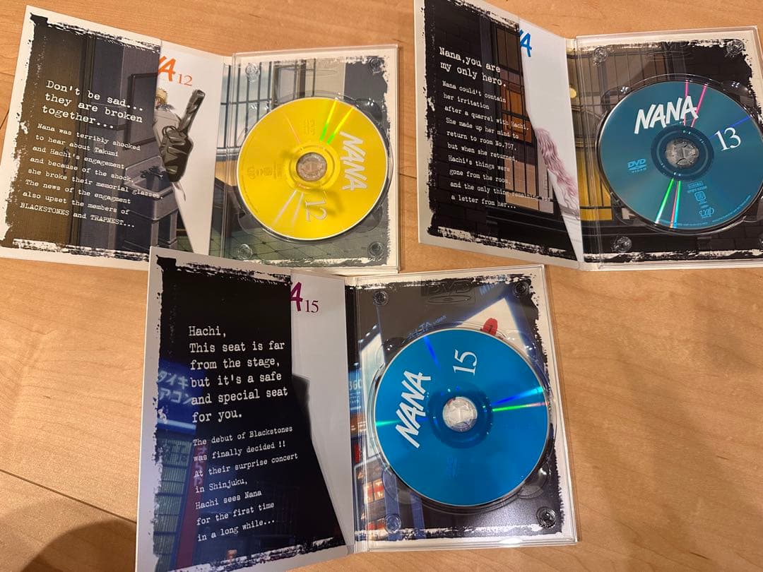 NANA アニメ　DVD 1〜18巻