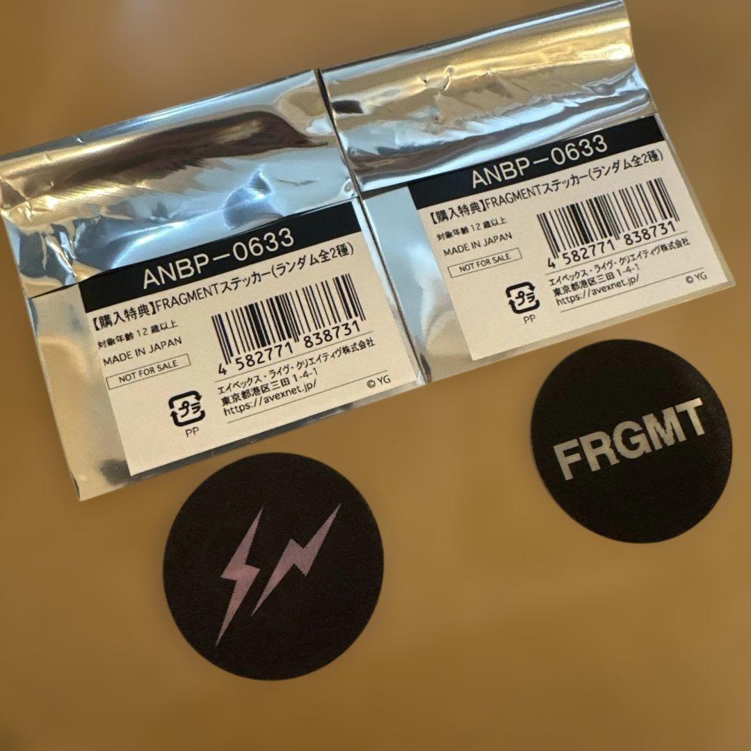 FRAGMENT BLACKPINK ステッカー 藤原ヒロシ - メルカリ